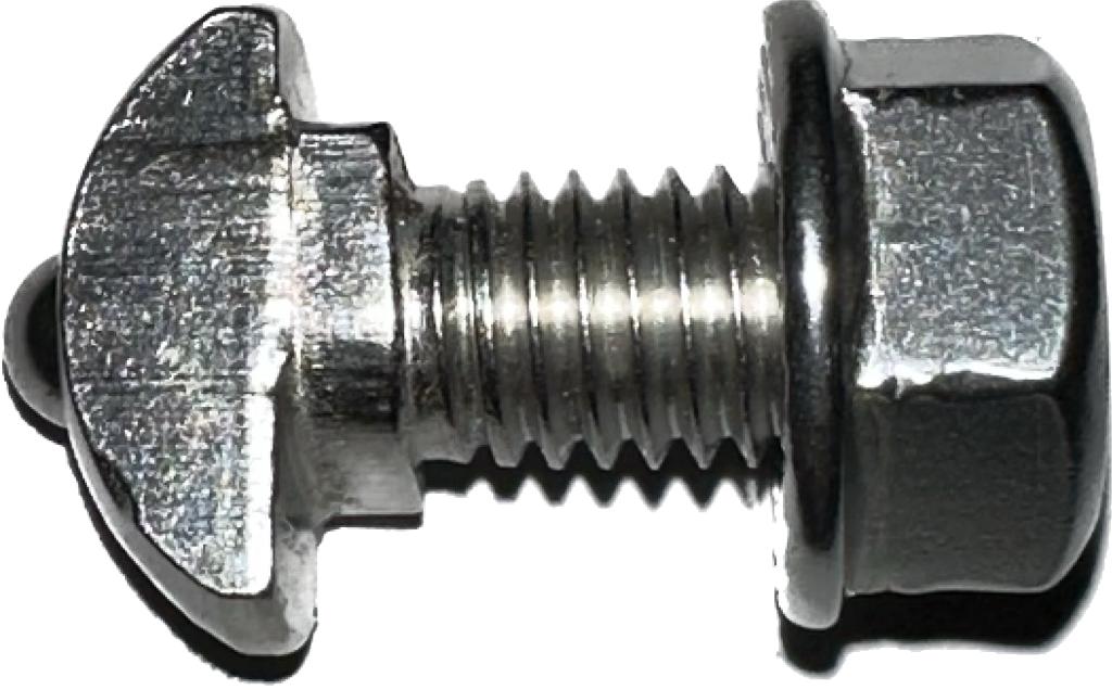 ISOLARPRO Nutenschraube A2 M8 x 18mm + M8 Sperrzahnmutter für Mikrowechselrichter Befestigung