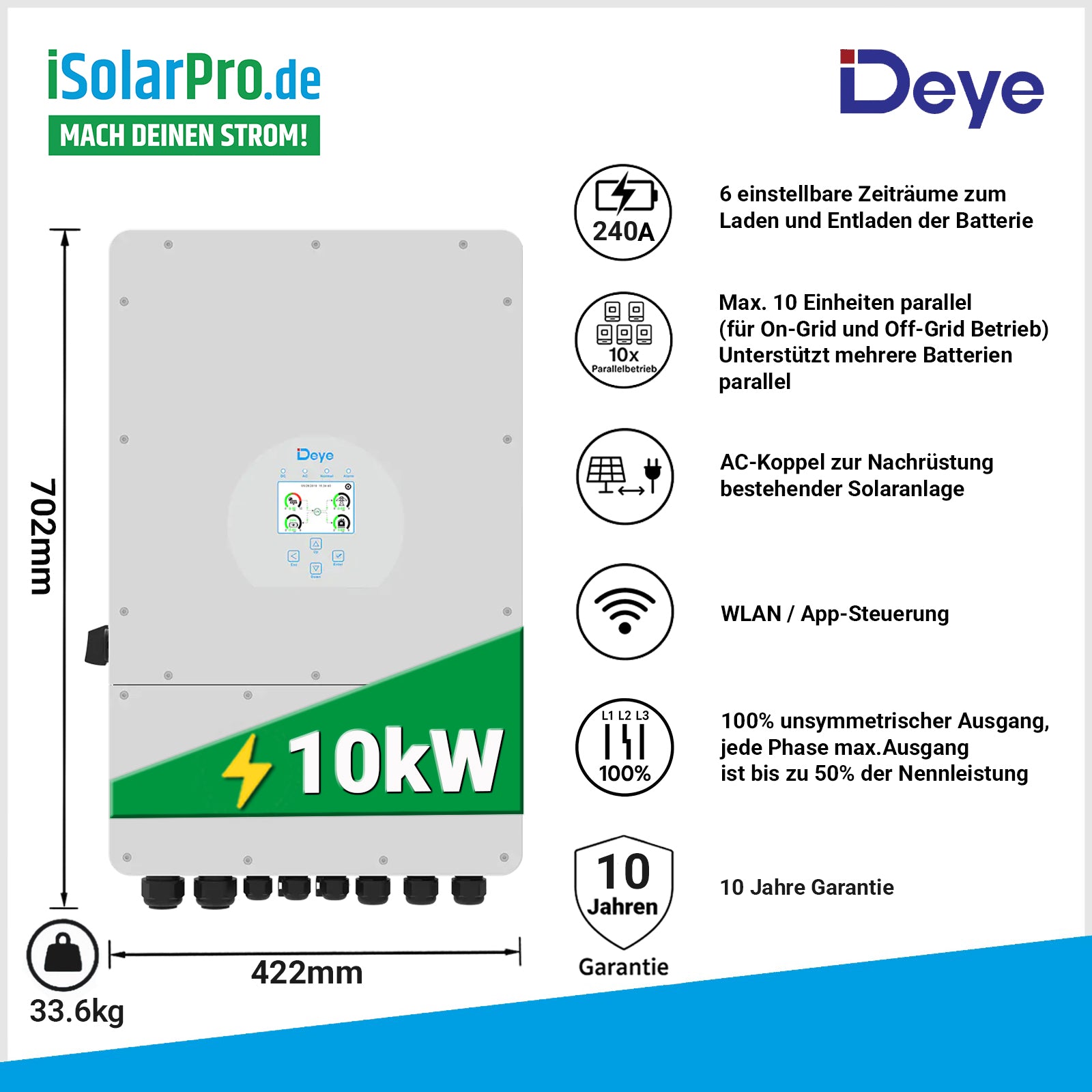 10kW_Deye_Hybrid-Wechselrichter_48V_SUN-10K-SG04LP3-EU_Dreiphasig_Niederspannungsbatterie