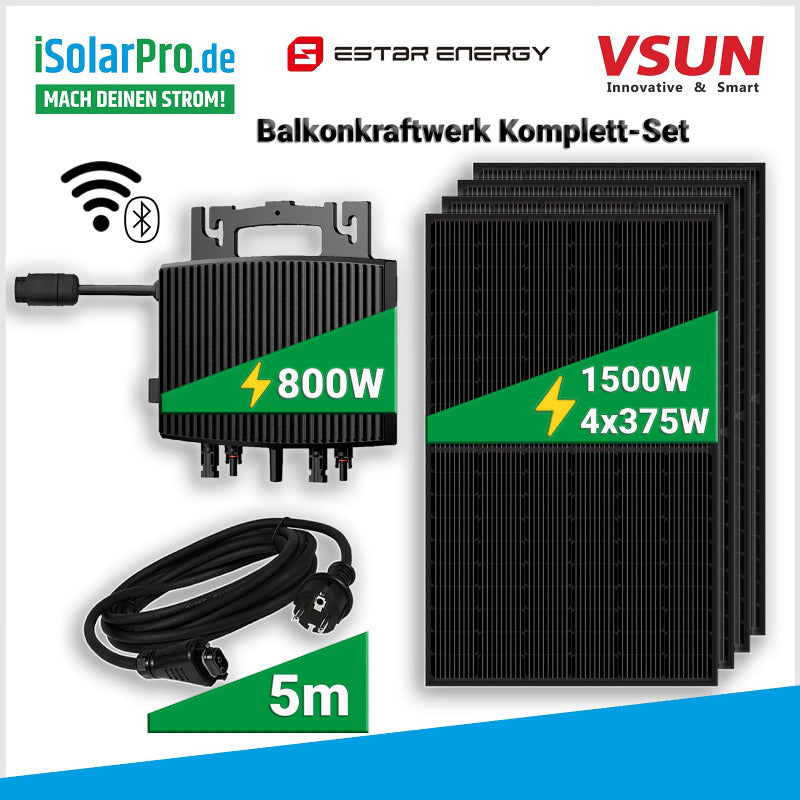 1500W_800W_Balkonkraftwerk_Set_4_VSUN_375W_Solarmodule_ESTAR_ENERGY_ES-800W_Mikroinverter_Zubeh_r_1