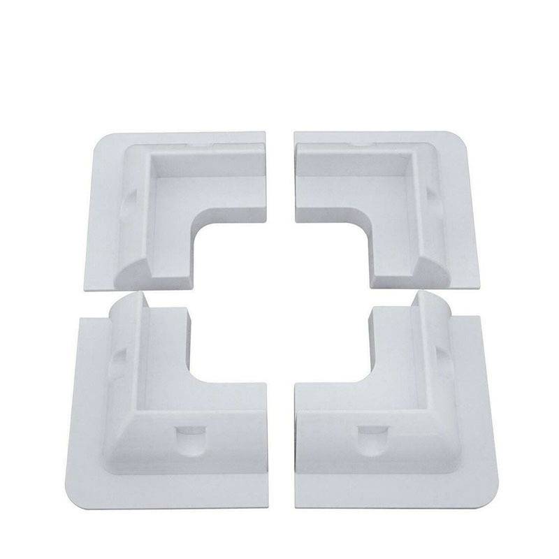 Solarmodul Halteecken Set 4 Stück ABS Kunststoff zur Befestigung für Wohnmobil von Solarmodulen