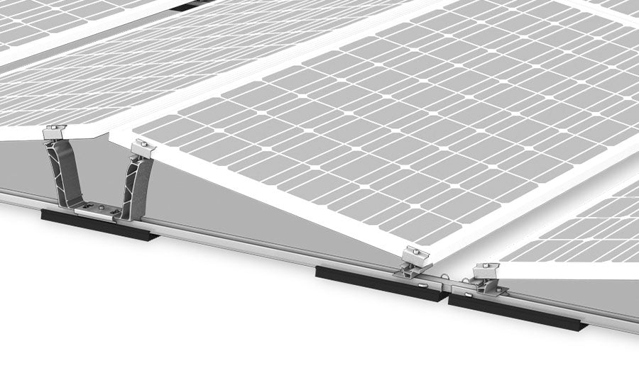 2004095 K2 D-Dome 6.10 System Vormontiertes Basisschienenset 2,48m