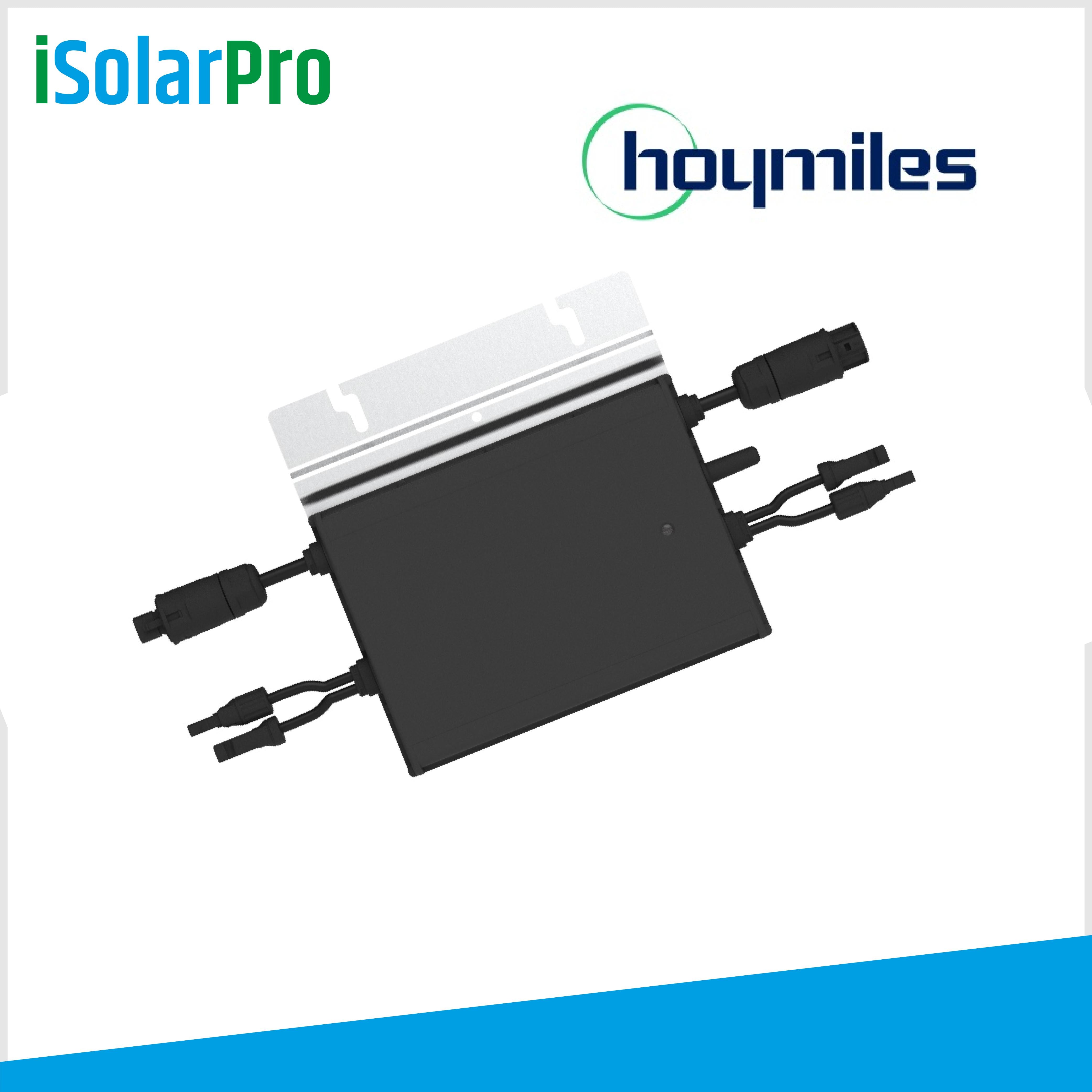 600W Balkonkraftwerk - Set 2x 415W HYUNDAI SHINGLED FULL BLACK Solarmodule + 600W Hoymiles Wechselrichter