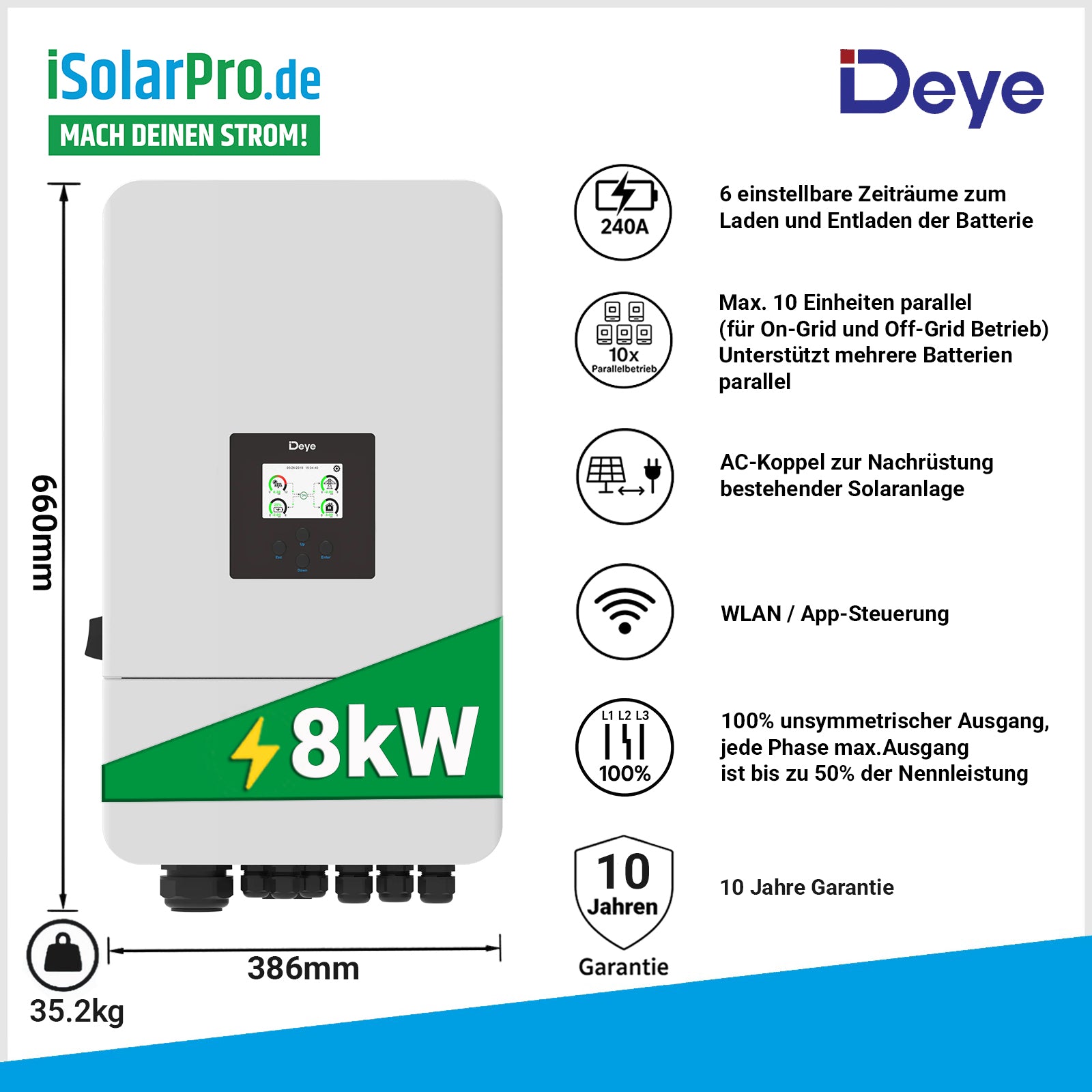 8kW_Deye_Hybrid-Wechselrichter_48V_51_2V_SUN-8K-SG05LP3-EU_Dreiphasig_Niederspannungsbatterie_1