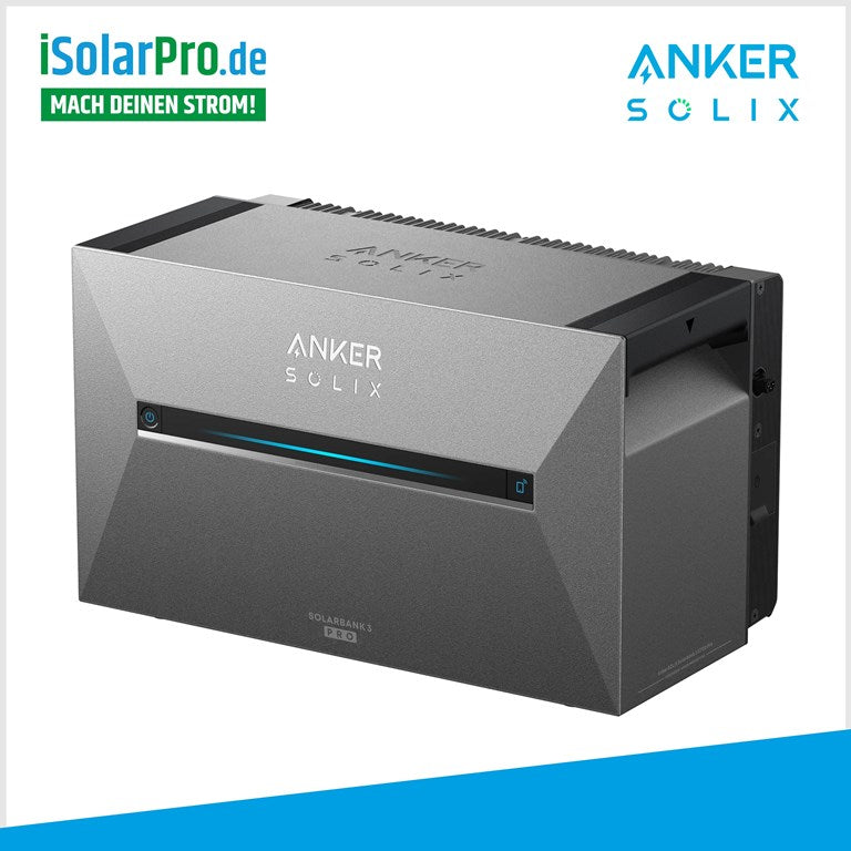 Anker SOLIX Solarbank 3 E2700 Pro Solarstromspeicher Batterie Balkonkraftwerk