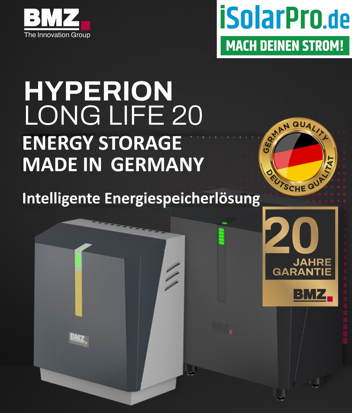 BMZ HYPERION LONG LIFE 20 Solarspeicher Batterie