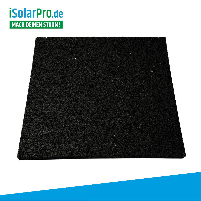 Bautenschutzmatten Wattstone 200 x 200 x 12 mm für Aufständerung aus Feinbeton für PV Solarmodule