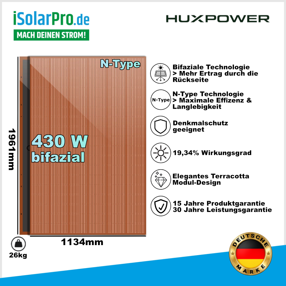430W HUX-POWER® HPOB430