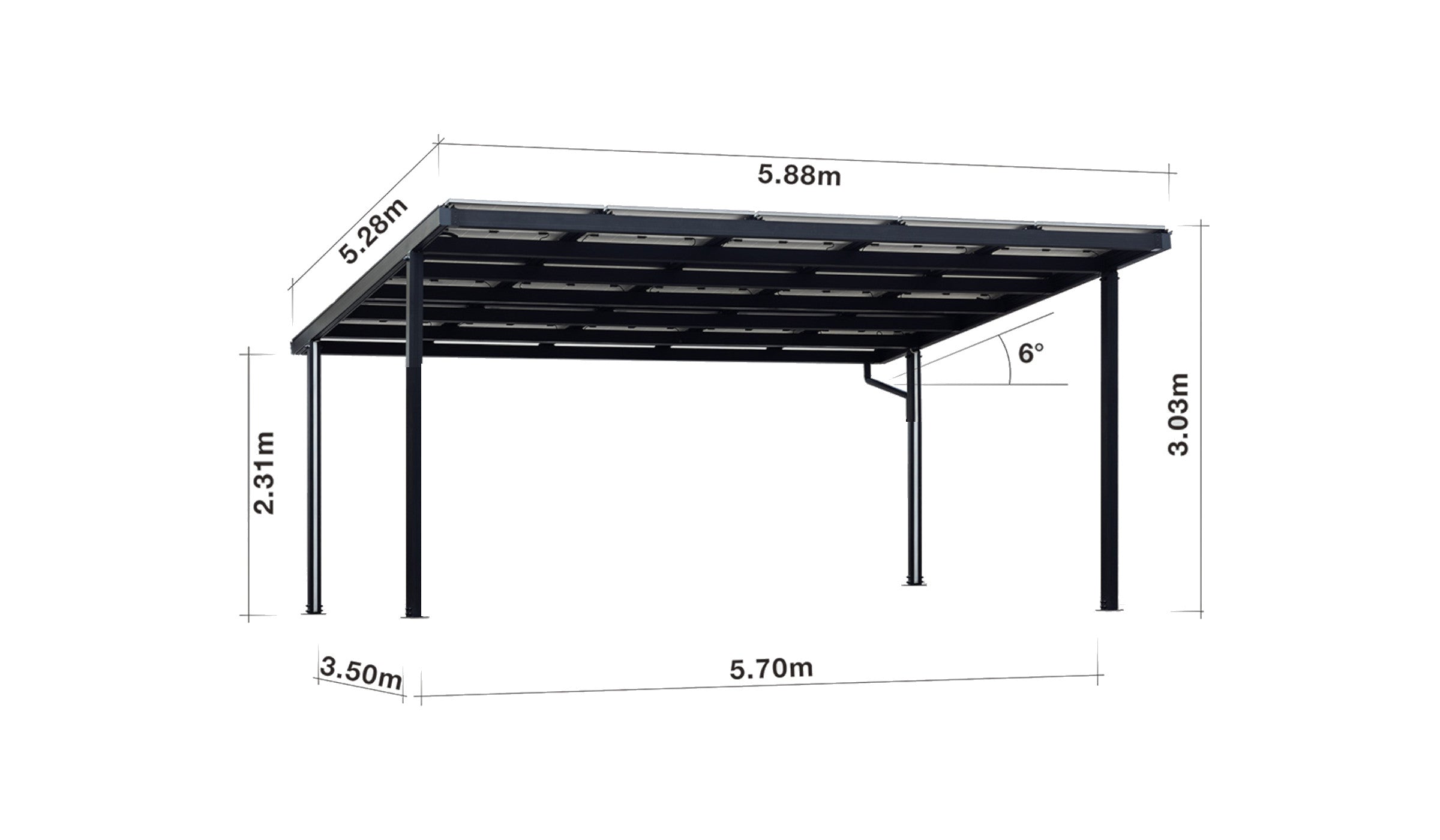 HUX-POWER Solar-Carport