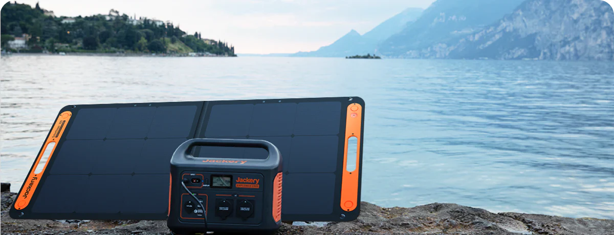 Jackery faltbare Solarmodule  Tragbare Powerstation