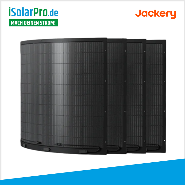 800W (200W*4) Jackery Flexibles Solarpanel Set / Balkonkraftwerk