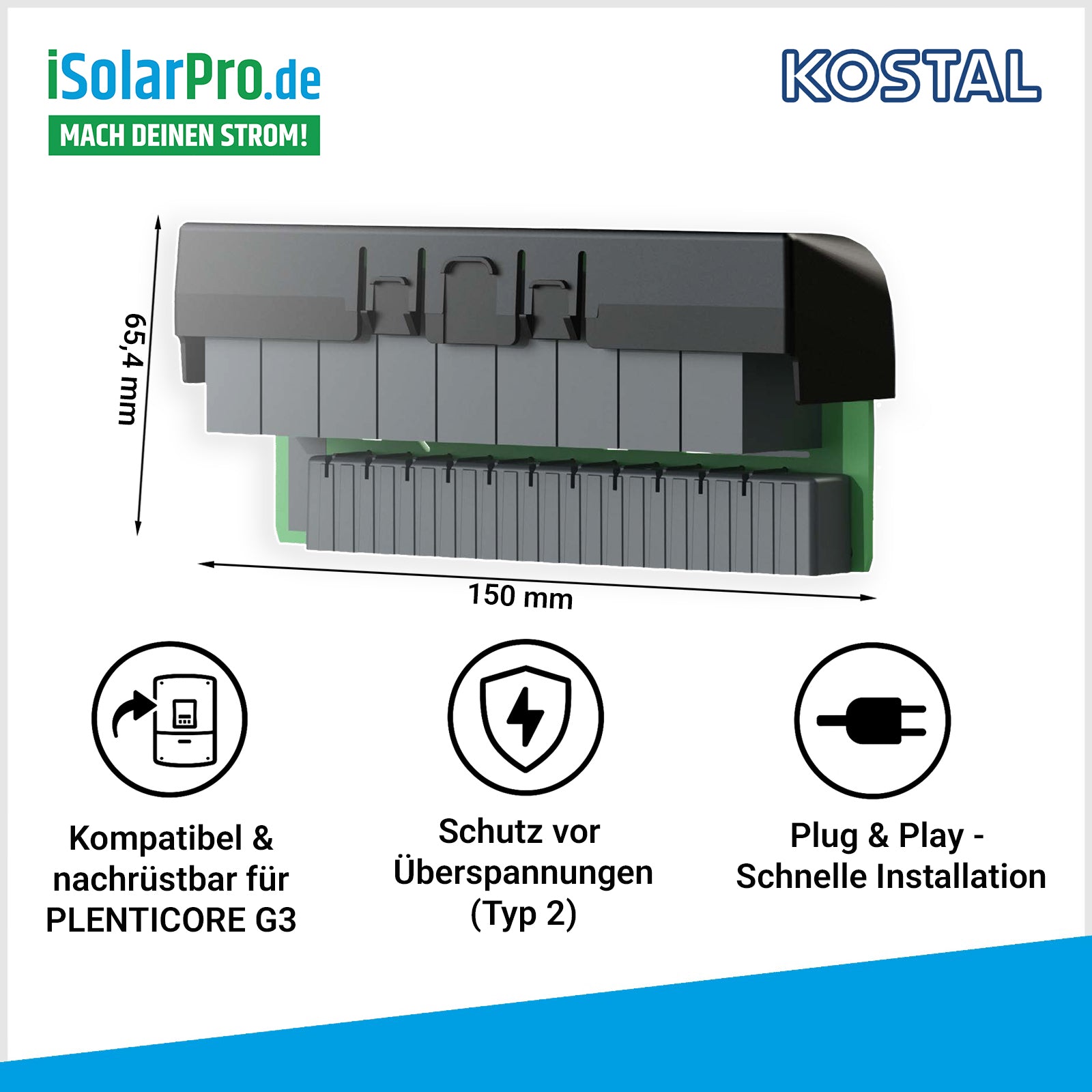 Kostal Plenticore G3 DC Ăberspannungsschutzmodul Typ 2