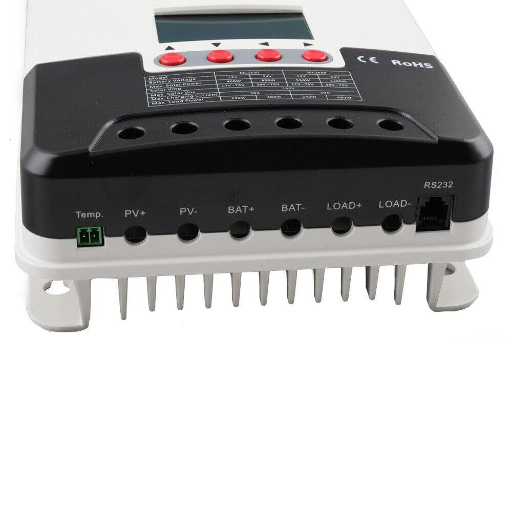 MPPT Solarladeregler Controller ML4860 - 60A 12/24/36/48V