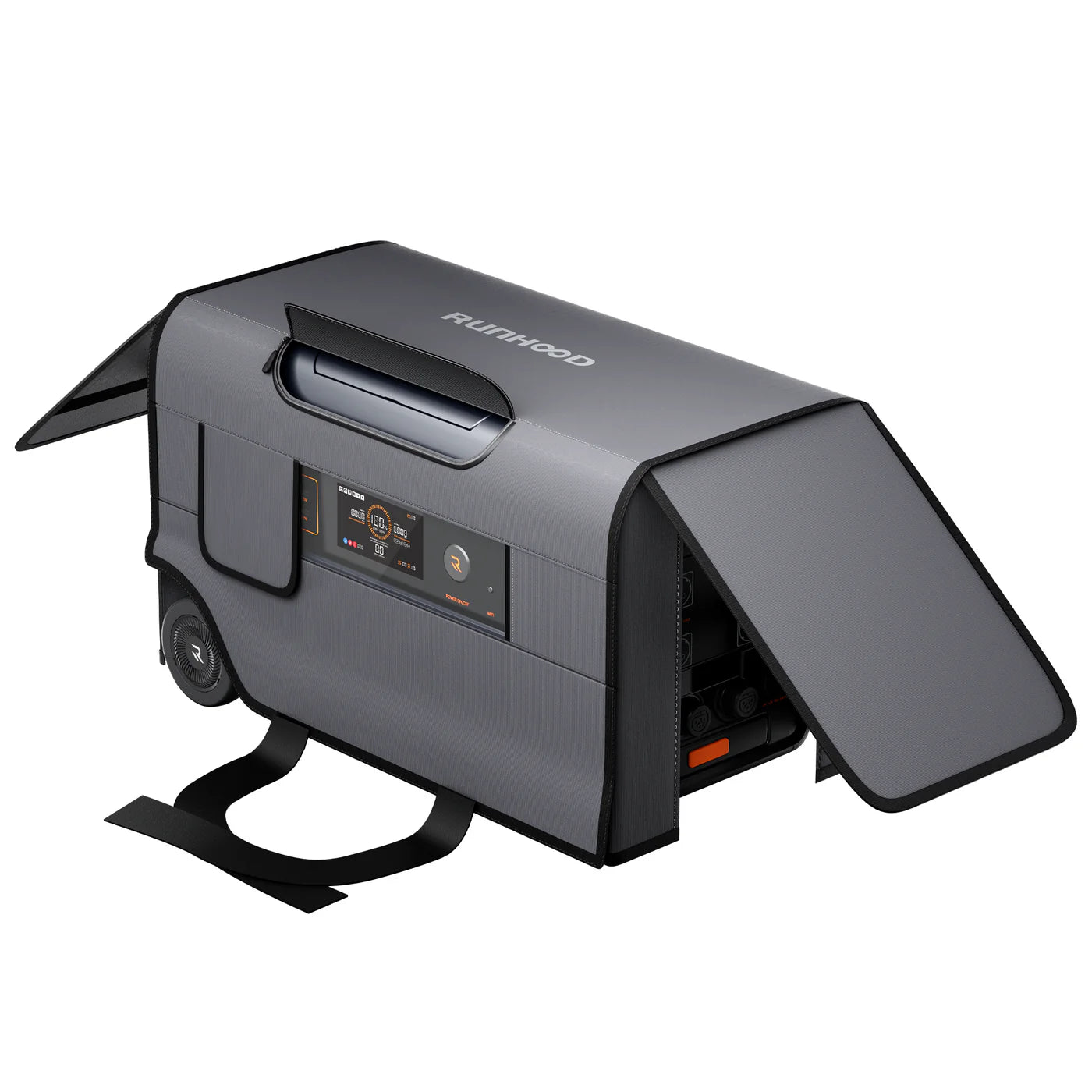 RUNHOOD Cover Wasserdichte Tasche für F2400 Balkonkraftwerk Solar-Speicher Portable Power Station