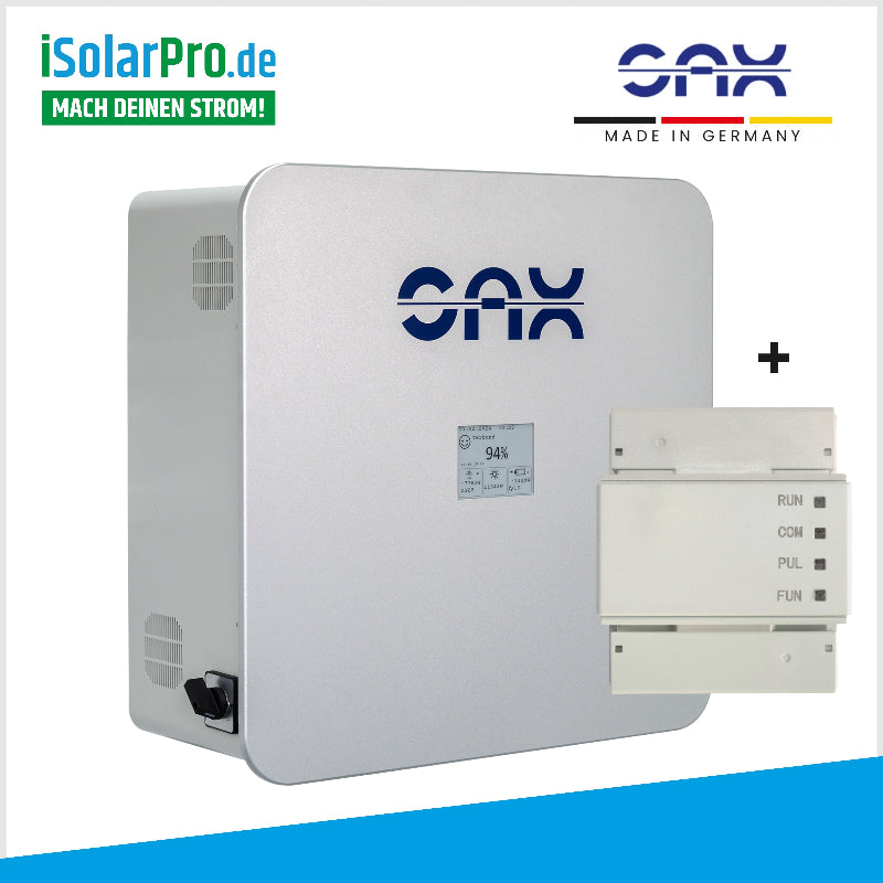 7,7 kWh SAX Power Home Plus Solar Stromspeicher mit integrierter Wechselrichter- und Backupfunktion + SAX ADW200 Smartmeter inkl. Schwarzstart.
5,8 kWh SAX Power Home Stromspeicher mit integrierter Wechselrichter- und Backupfunktion + SAX ADW200 Smartmeter inkl. Schwarzstart.
5,8 kWh SAX Power Home Solar Stromspeicher mit Smartmeter ADW200