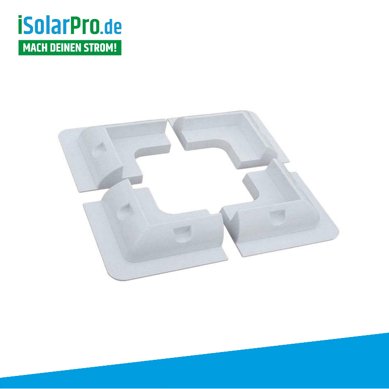 Solarmodul Halteecken Set 4 Stück ABS Kunststoff zur Befestigung für Wohnmobil von Solarmodulen