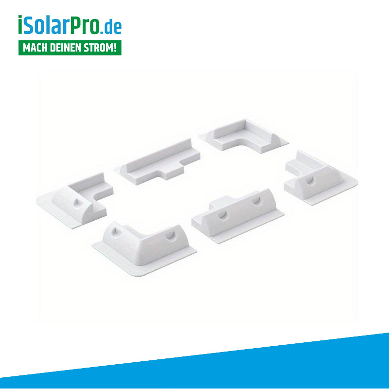 Solarmodul Halteecken Set 6 Stück ABS Kunststoff zur Befestigung für Wohnmobil von Solarmodulen