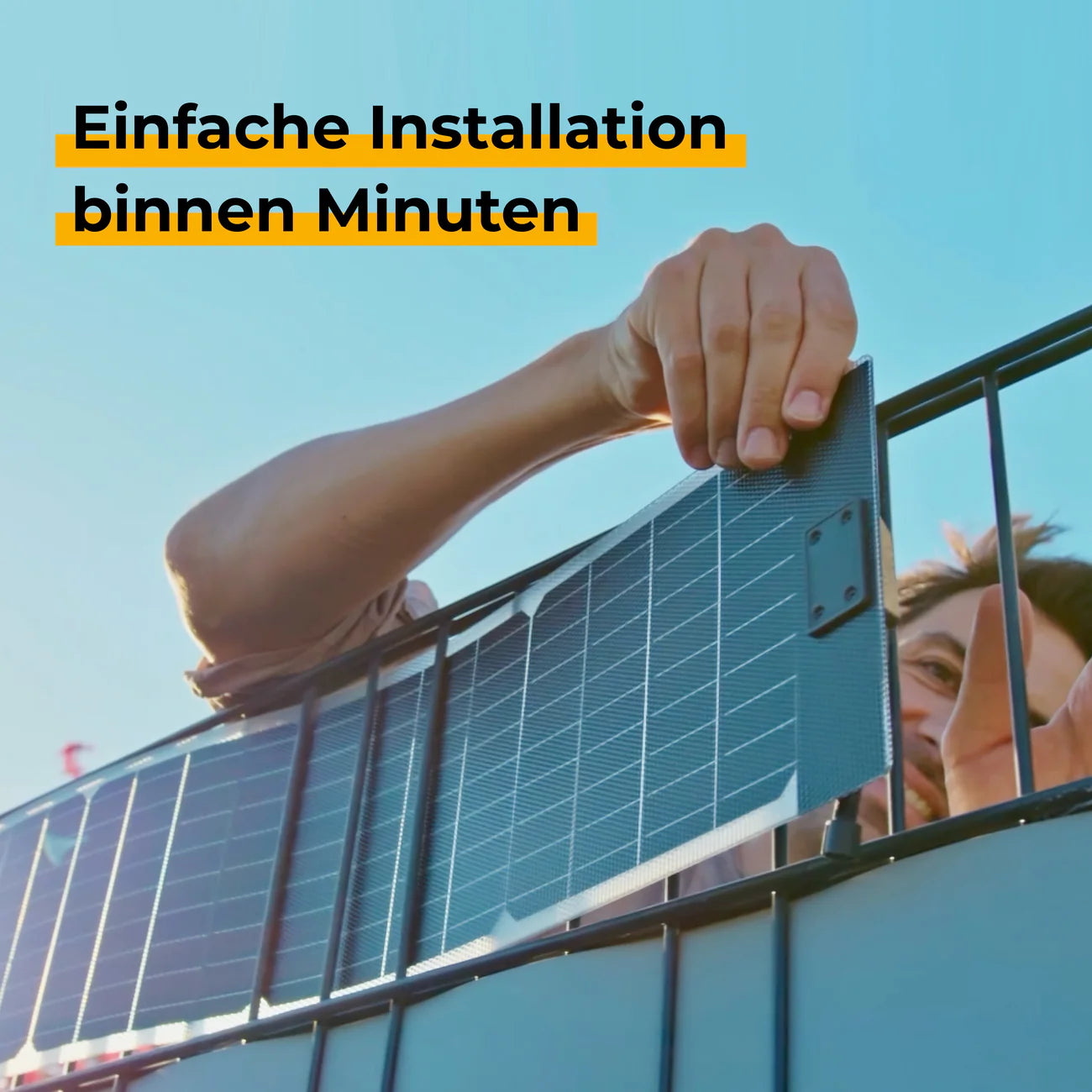 6 Streifen SUNBOOSTER VERTICAL bifaziales, flexibles PV-Modul fĂŒr Solar-Zaun