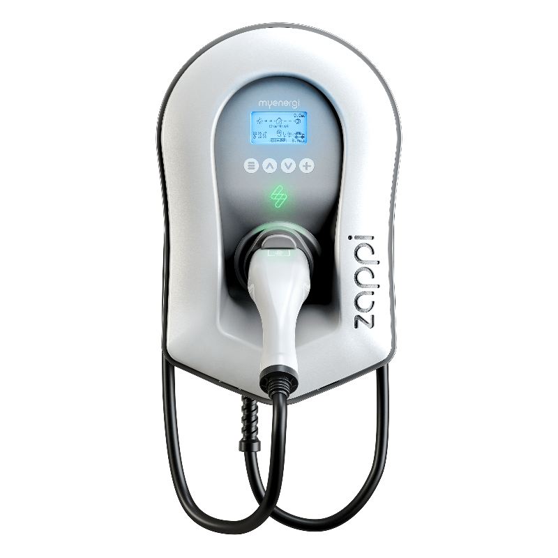 Myenergi ZAPPI-2H22TW-T Weiß Wallbox 11/22 kW (3-phasig), WLAN, Festes 6,5m Ladekabel, mit integriertem Hub