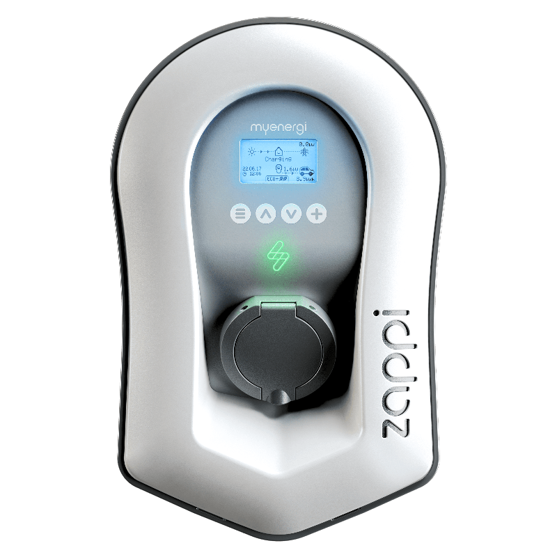 Myenergi ZAPPI-2H22UW-T Weiß Wallbox 11/22 kW (3-phasig), WLAN,Typ-2 Steckdose, mit integriertem Hub