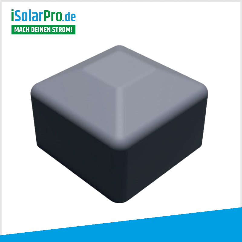 Endkappen GRAU 40x40 mm