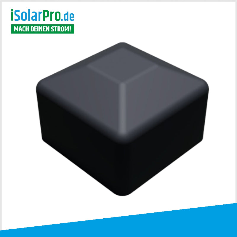 Endkappen SCHWARZ 40x40 mm