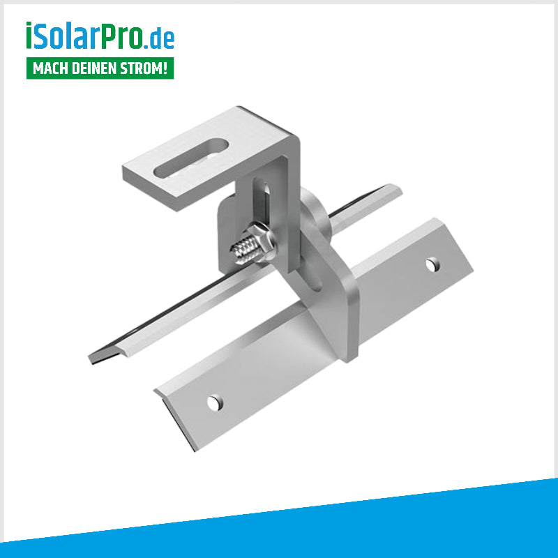 Befestigungshalter mit Verstellmöglichkeit für Trapezblech (K-13)