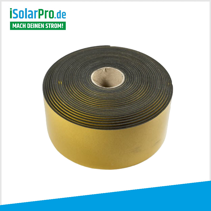 EPDM-Dichtband 90 x 3mm für Trapezschiene und Trapezblech Photovoltaik Unterkonstruktion