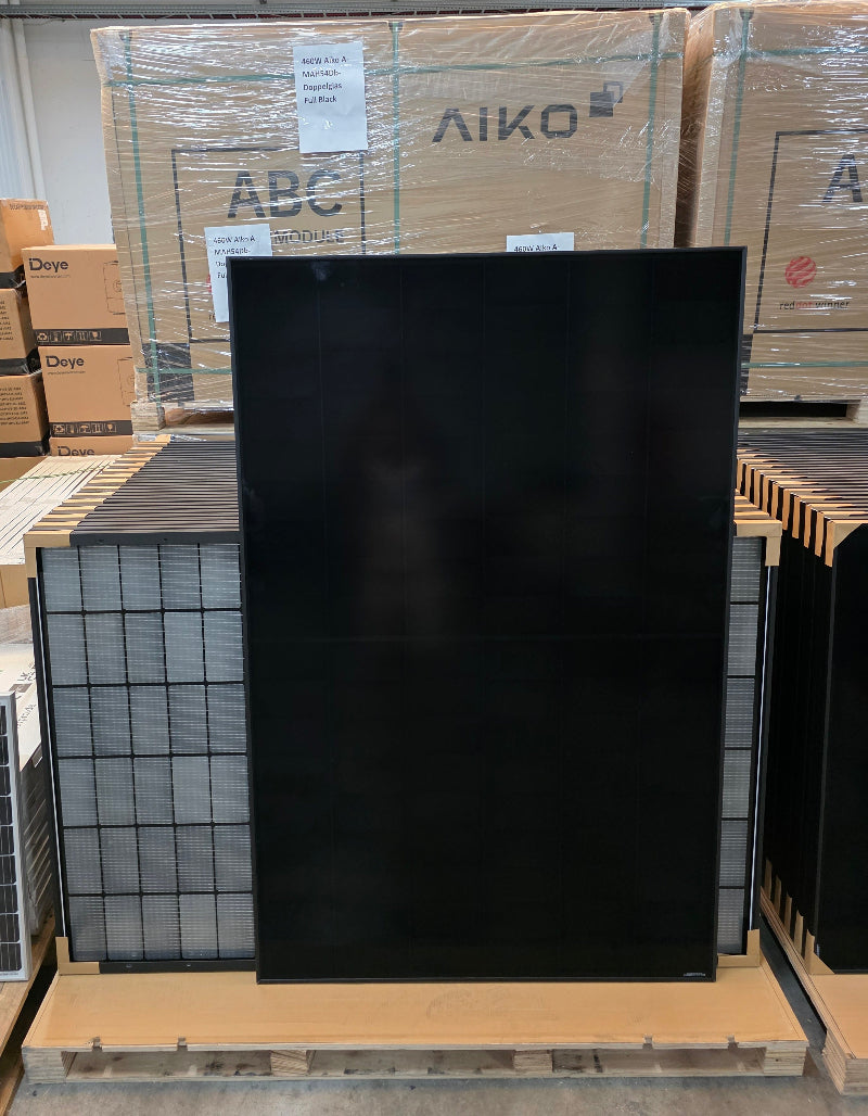 465W Aiko A-MAH54Db-Doppelglas Full Black Neostar 2S+N-Typ-ABC-Technologie