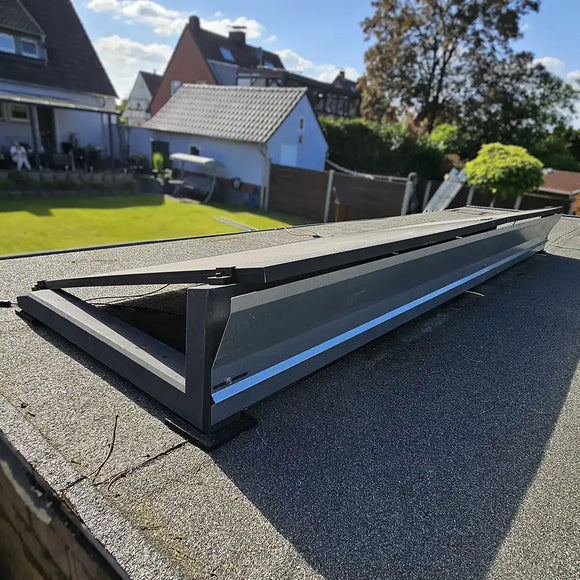 Windleitblech für Wattstone 10° Bauteil ist speziell auf die PV-Aufständerung