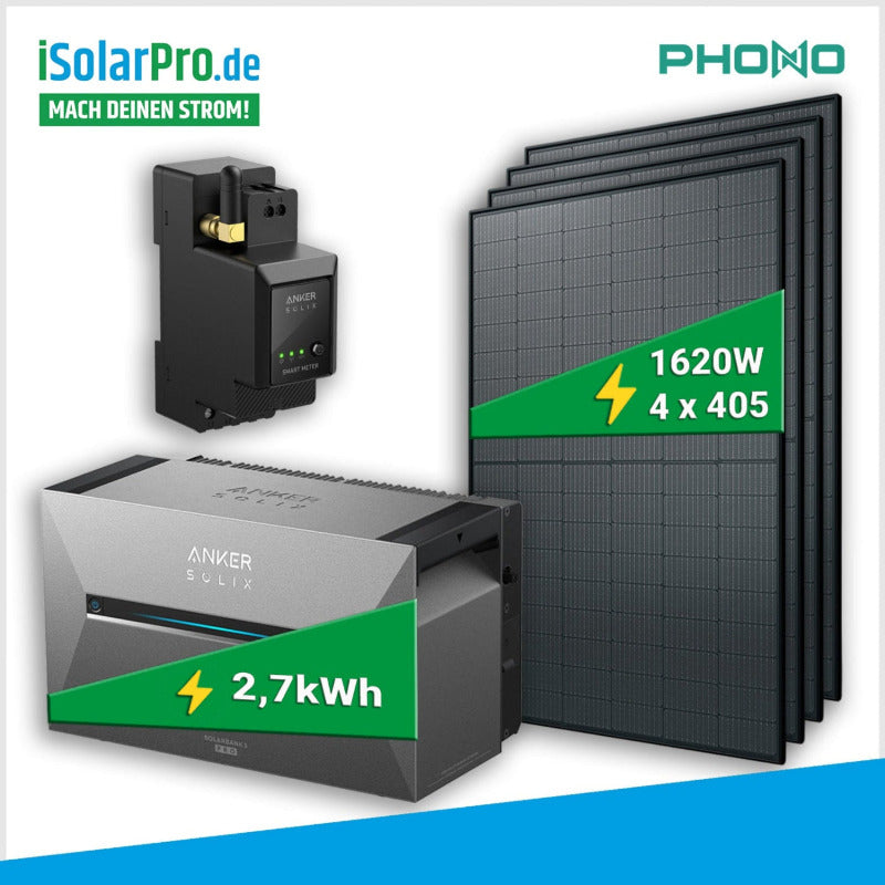 1620kW_2700kWh_ANKER_Balkonkraftwerk_Solarbank_3_E2700_4x_405W_PHONO_Solarmodule