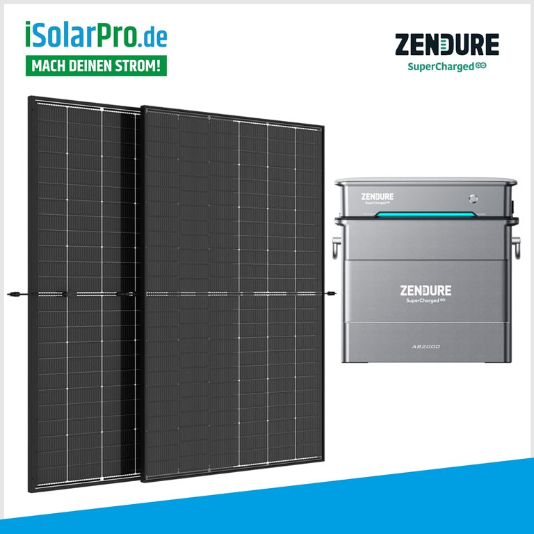 Zendure Hyper Balkonkraftwerk 2x440W Trina Vertex S+ 1920Wh Zendure Batterie