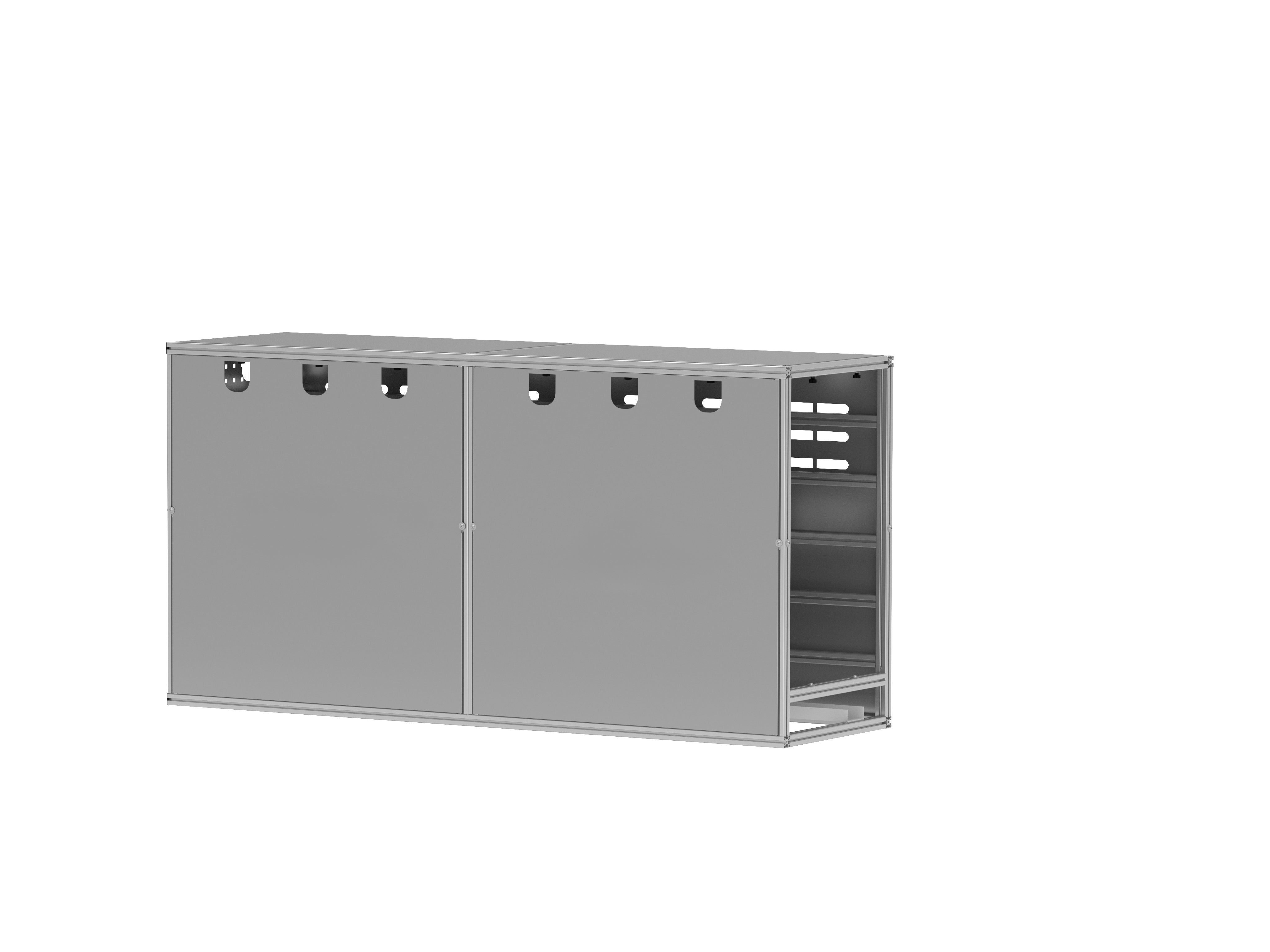 HUX-POWER® Erweiterung I Aluminium Schutzsystem für Wechselrichter I Wechselrichterunterstand L