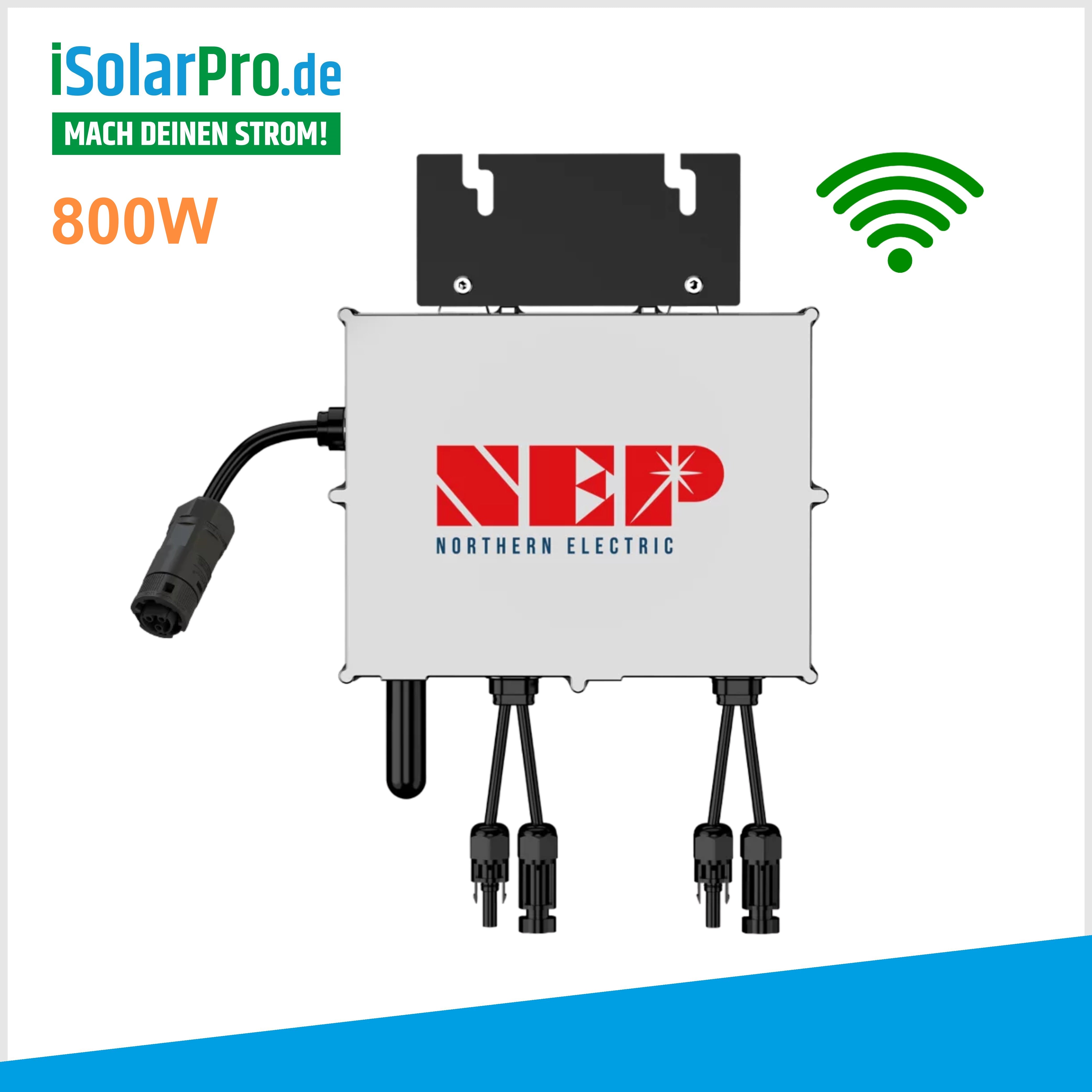 800Watt NEP BDM-800 Mikro-Wechselrichter Inverter Solar Balkonkraftwerk