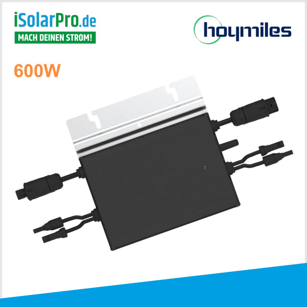 Wechselrichter Hoymiles HM-600 für Solar mit Buchse und Endkappe – McSolar24