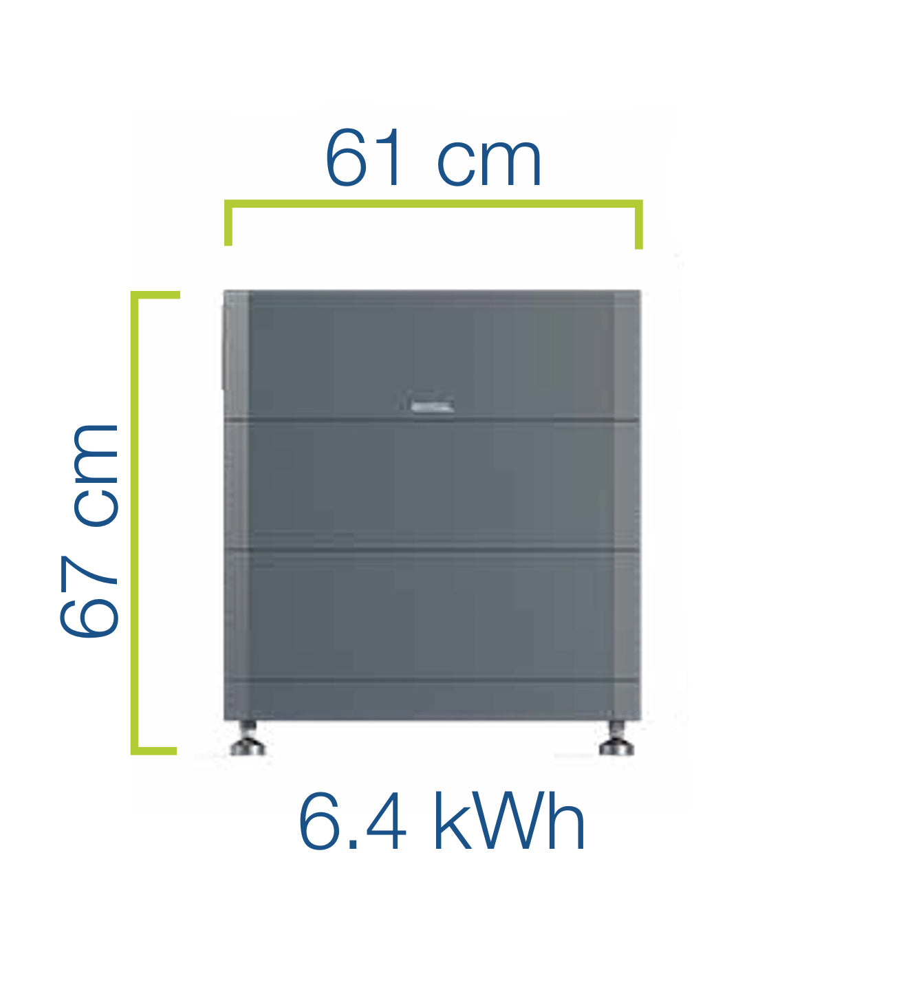 6,4 kWh KOSTAL HELIVOR (LFP) Hochvolt-Batterie / Energiespeicher für Kostal Plenticore Wechselrichter