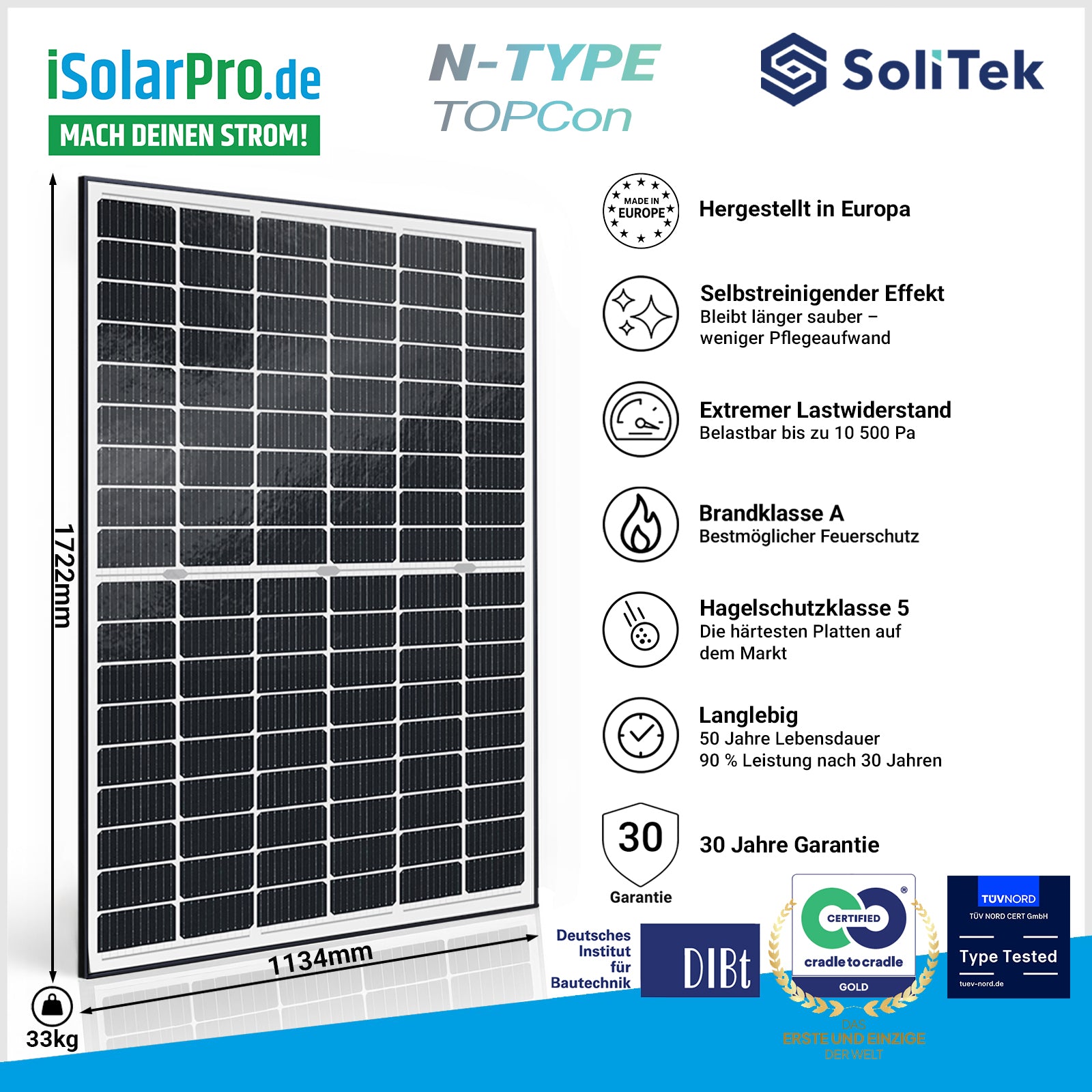 435_W_SoliTek_SOLID_B108_Bifacial_Glas-Glas_gerahmt_transparent_N-Typ_TOPCon_35_mm