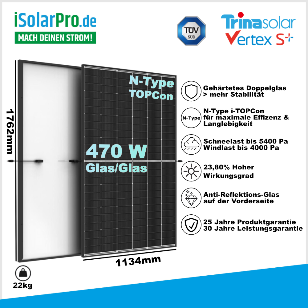 470W Trina Vertex S+ TSM-470NEG9R.28 