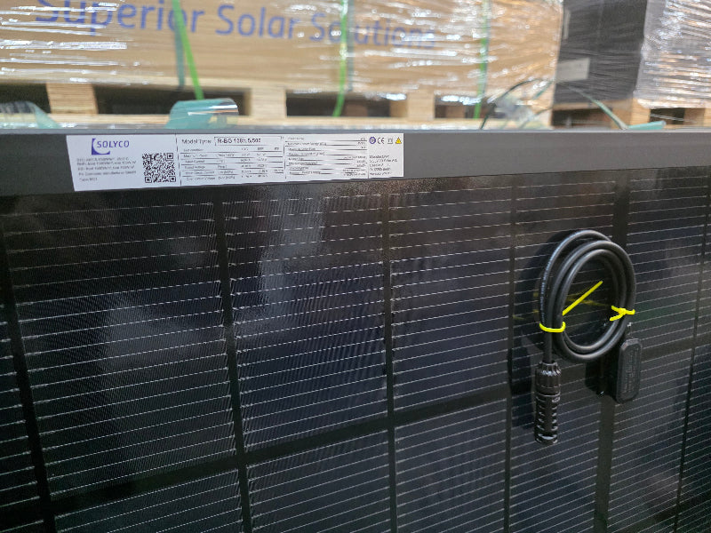 500W SOLYCO R-BG 108h.5/500 Glas/Glas, bifazial, Full-Black, HJT
