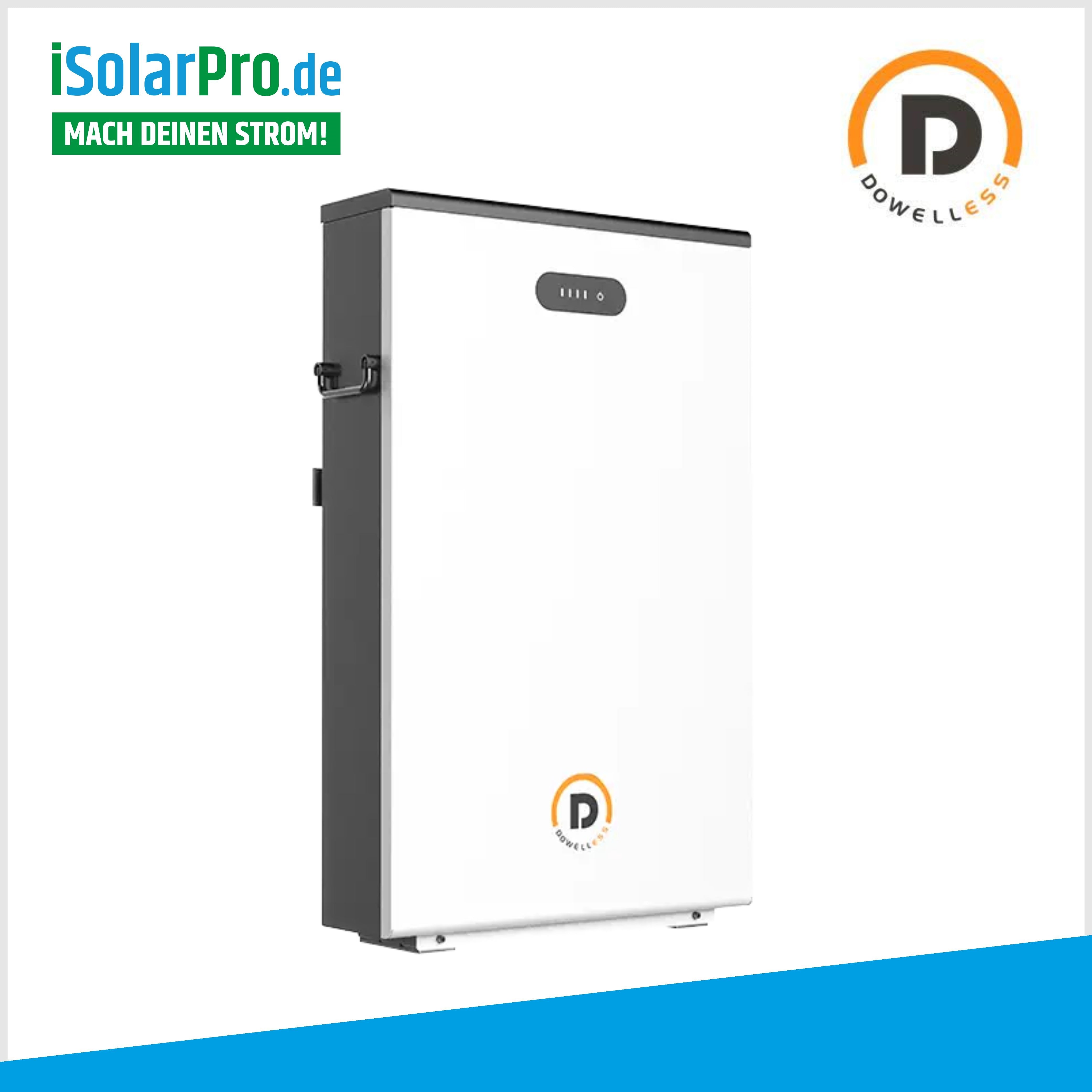 8 kW Solaranlage Set 19 x 450W Trina Vertex S+8 kW Deye Wechselrichter+6,5 kWh PV-Speicher Dowell