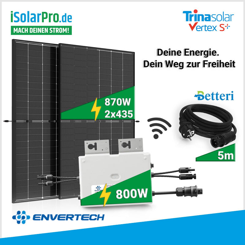 870W_800W_Premium_Balkonkraftwerk_Set_2_Trina_Vertex_S_435_W_Bifazial_Doppelglas_Envertech_EVT800_5_m_AC-Kabel