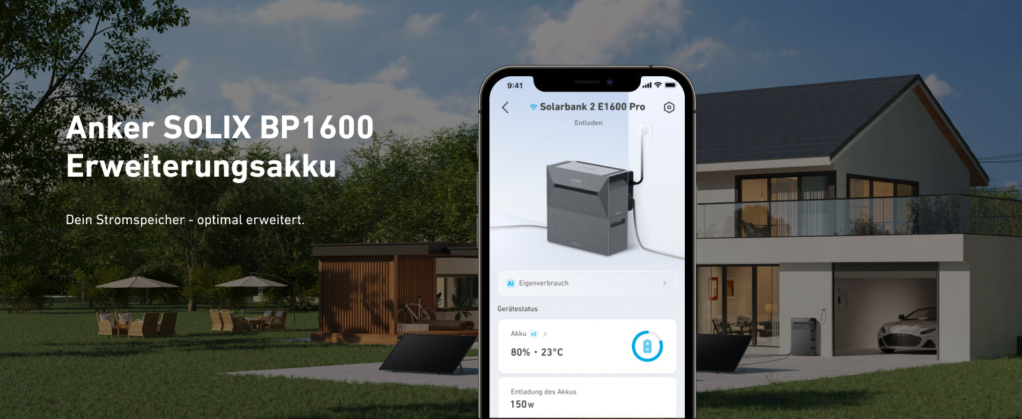 1.6kWp Anker SOLIX BP1600 Erweiterungsakku