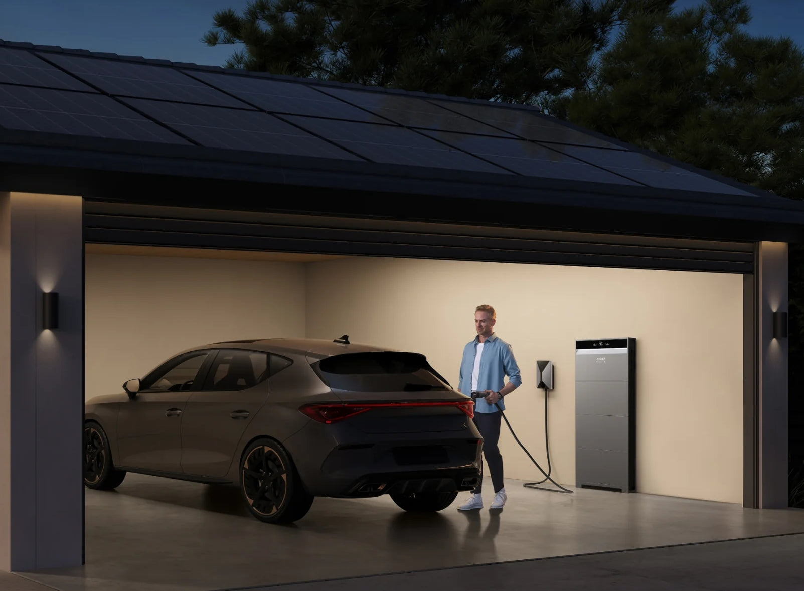 ANKER SOLIX X1 Hybrid-Dreiphasen-Energiespeichersystem Batterie