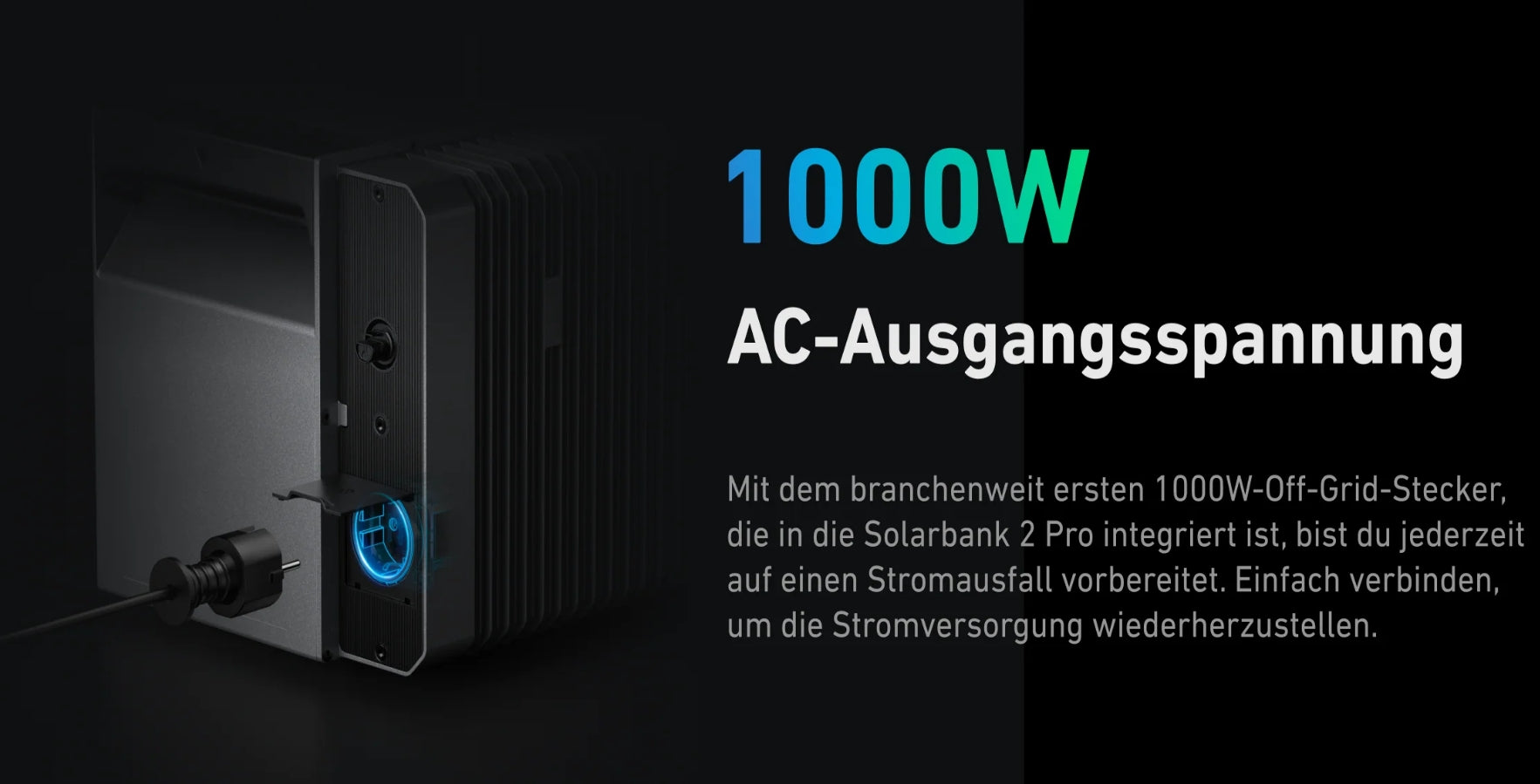 1.6kWp Anker SOLIX Solarbank 2 E1600 Pro Solarstromspeicher Batterie Balkonkraftwerk