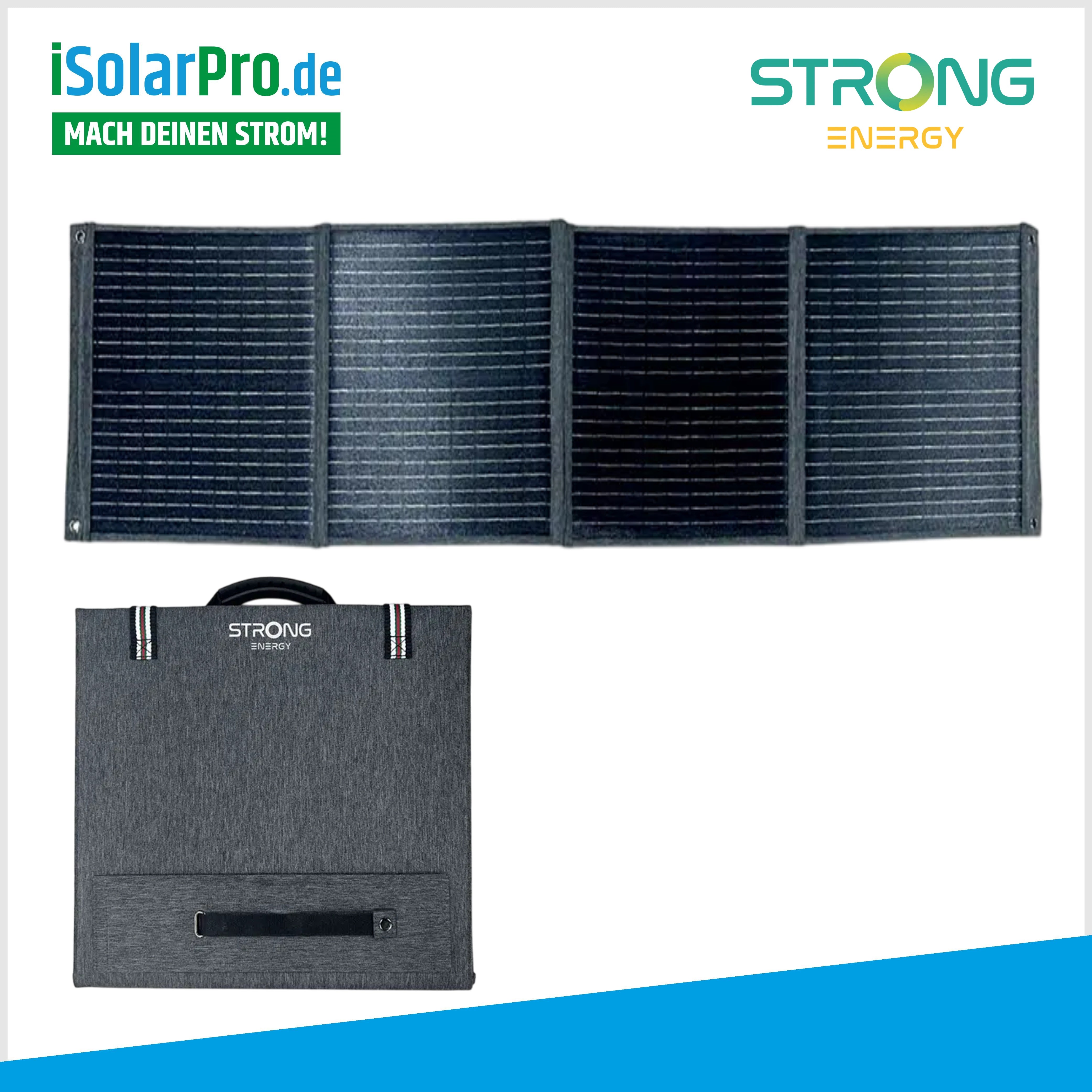 100W STRONG ENERGY faltbare Solarmodule aus monokristallinem Silizium CS02ST-100W