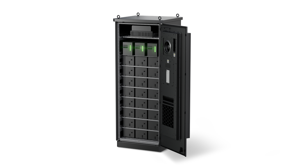 80 kW BMZ POWER2RAXX LL 80 INDOOR der modulare Gewerbespeicher mit 80 kWh im Rack