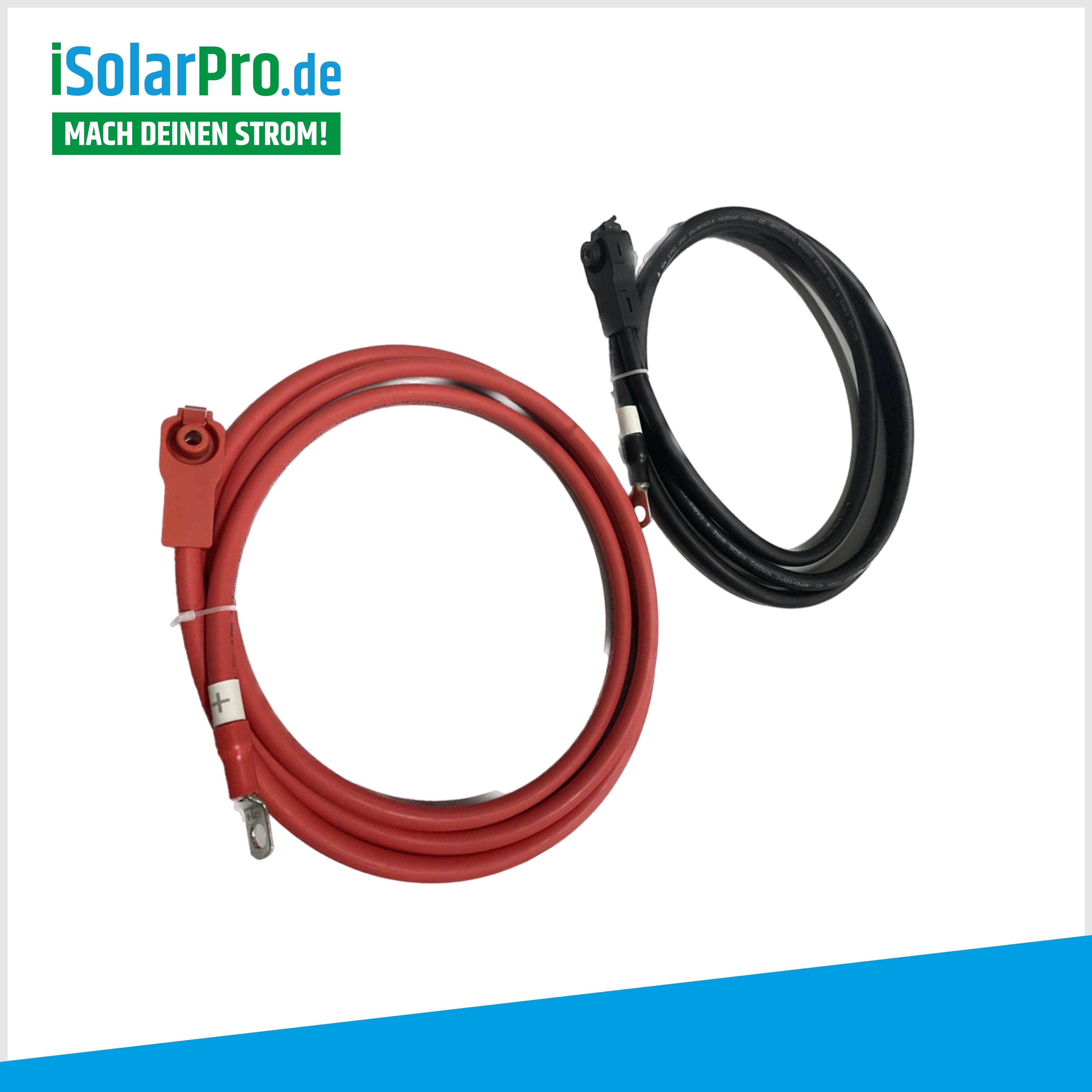 Battery cable 2 meters for FSP MES PS5120E 48V Lifepo4 battery