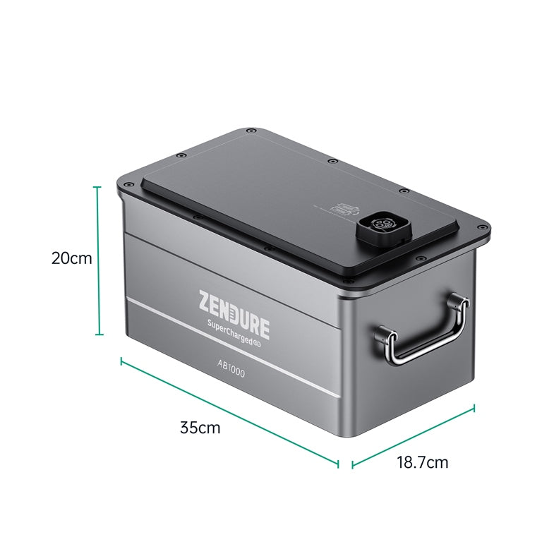 ZENDURE SolarFlow additional battery ZDAB1000 for balcony power plant 