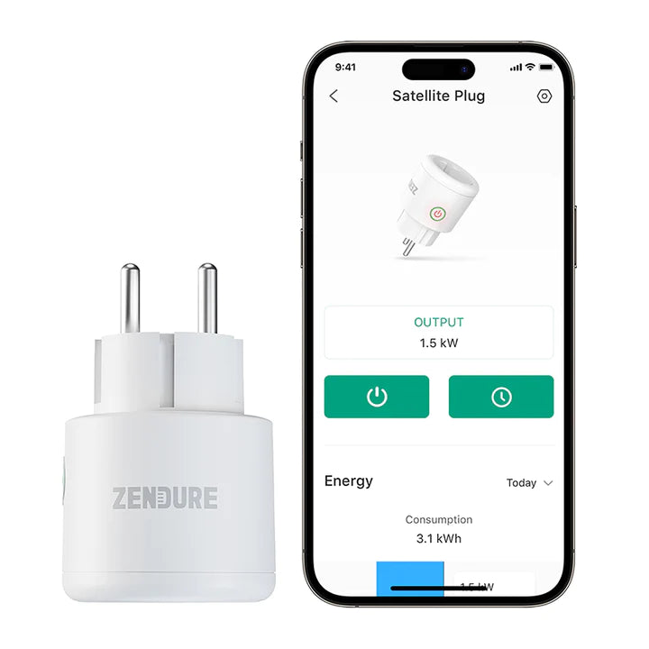 Zendure Satellite Plug Smart Plug App Control Intelligent Socket 