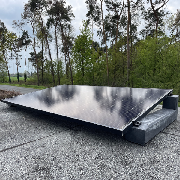 10 Grad Wattstone Flachdach Aufständerung aus Feinbeton für PV Solarmodule