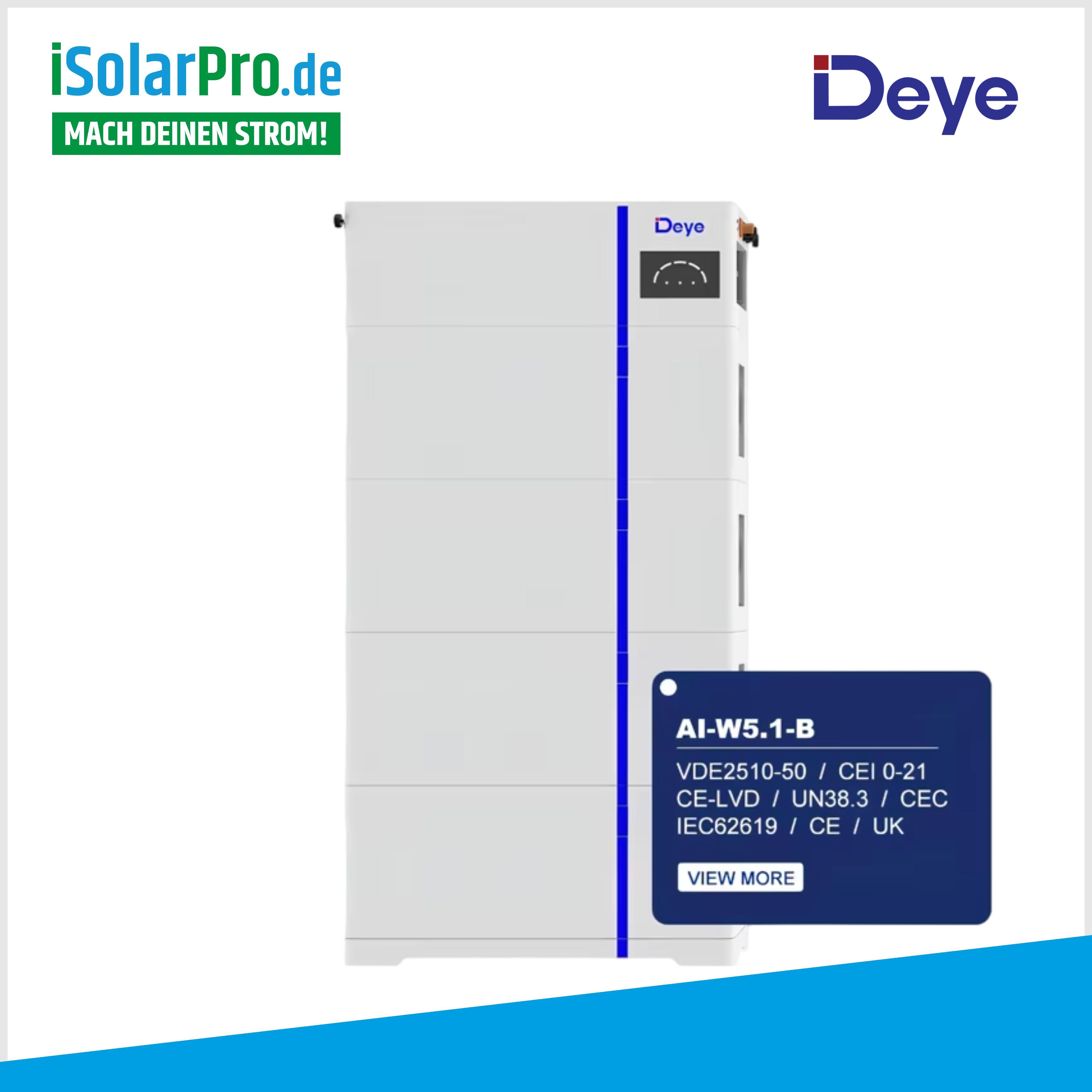 Deye BMS Steuereinheit Control Box Management für DEYE-Solarstrombatterie AI-W5.1-B Niedervoltbatterie